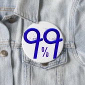 99% BLAUW RONDE BUTTON 4,0 CM (In situ)