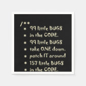 99 bugs in Code Software Funny Engineer Tester Servet (Voorkant)