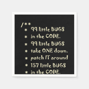 99 bugs in Code Software Funny Engineer Tester Servet