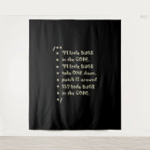 99 bugs in Code Software Funny Engineer Tester Wandkleed (Voorkant)