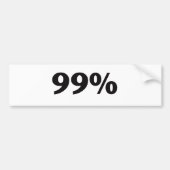 99 % BUMPERSTICKER (Voorkant)