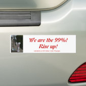 99% Bumpersticker (Op auto)