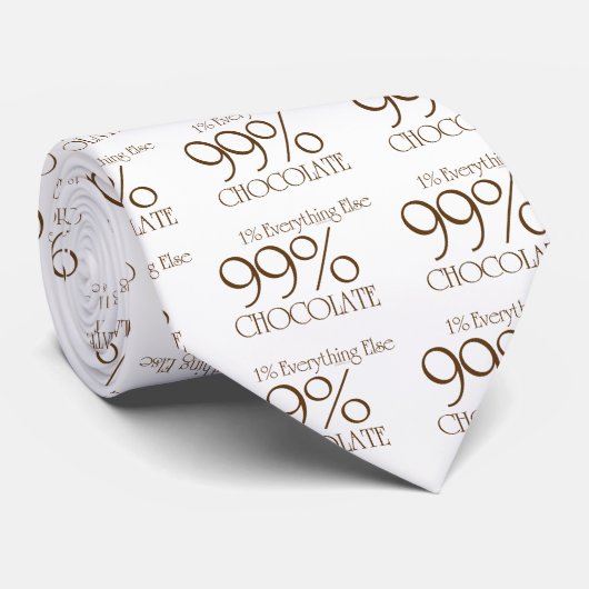 99% chocolade stropdas (Opgerold)