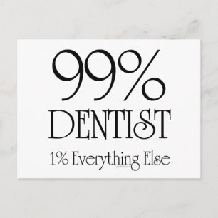 99% Dentist Briefkaart