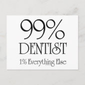 99% Dentist Briefkaart (Voorkant)