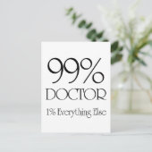 99% dokter briefkaart (Staand voorkant)