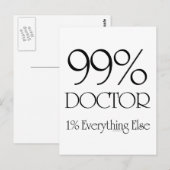99% dokter briefkaart (Voorkant / Achterkant)