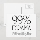 99% Drama Briefkaart (Voorkant / Achterkant)