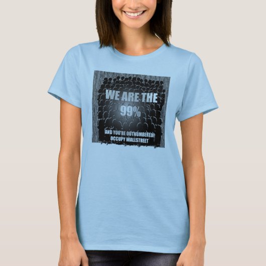 99% en tellen!!!! t-shirt (Voorkant)