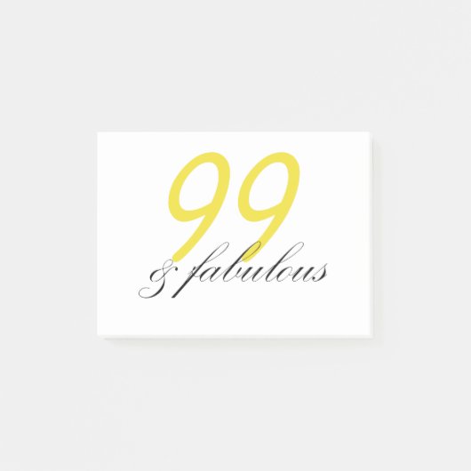 99 & Fabulous Post-it® Notes (Voorkant)