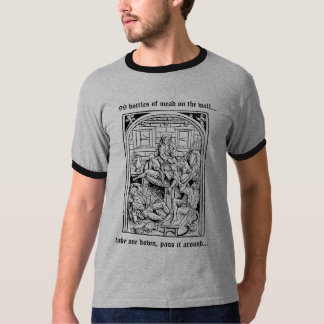 99 Flessen met de dikke mand op het wandshirt T-shirt