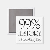 99% Geschiedenis Magneet (Voorkant / Achterkant)