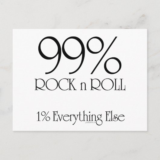 99% het Broodje van de Rots n Briefkaart (Voorkant)