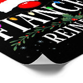 99 I Am The Fiancee Reindeer Christmas Family Uni- Poster (Hoek)