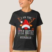 99 I Am The Little Brother Reindeer Christmas Fami T-shirt (Voorkant)