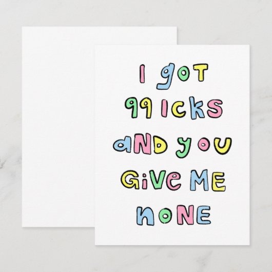 99 Icks (Voorkant / Achterkant)