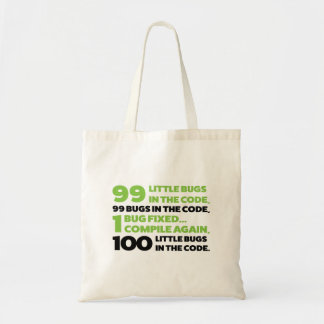 99 insecten in de code... tote bag