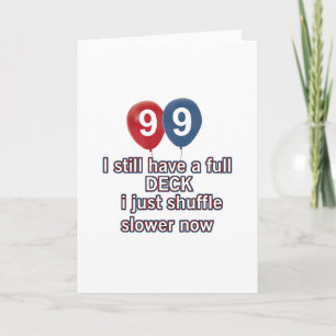 99 jaar grappige verjaardagsdesign kaart