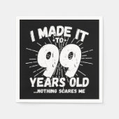 99 Jaar Oud Sarcastisch Meme Grappige 99e Verjaard Servet (Voorkant)