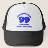99 jaar oude design trucker pet (Voorkant)