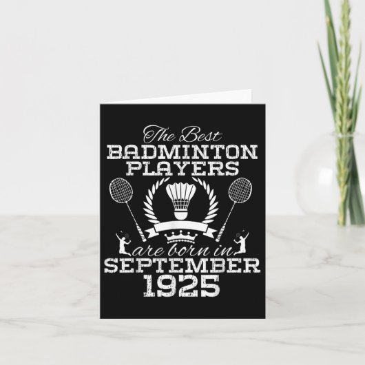 99 jaar oude verjaardag in september 1925 Beste Ba Kaart (Voorkant)