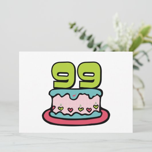 99 jaar oude vogelbeker kaart (Staand voorkant)