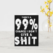 99% Kans dat ik geen sarcastische meme geef Heren Kaart (Gele Bloem)