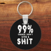 99% Kans dat ik geen sarcastische meme geef Heren Sleutelhanger (Voorkant)