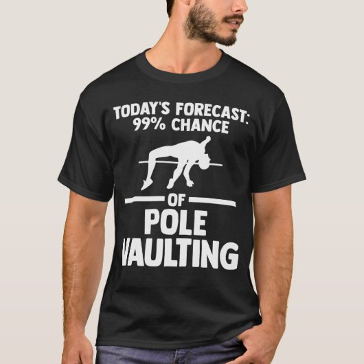 99 Kans op paalgewelf baan en veld T-shirt (Voorkant)