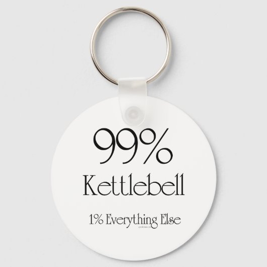 99% Kettlebell Sleutelhanger (Voorkant)