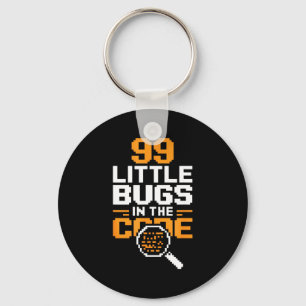 99 kleine bugs in code grappige programmeur zeggen sleutelhanger