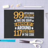 99 kleine buisjes in codepad Het 117 bugs-programm Tissuepapier (Craft)