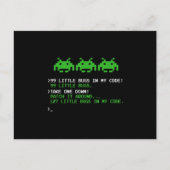99 Little Bugs In The Code Software Engineer Aankondigingskaart (Voorkant)