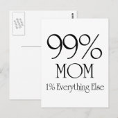 99% mama briefkaart (Voorkant / Achterkant)