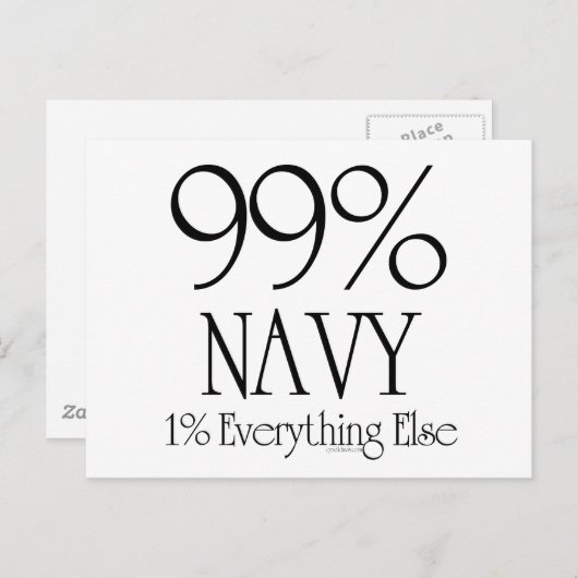 99% marine briefkaart (Voorkant / Achterkant)