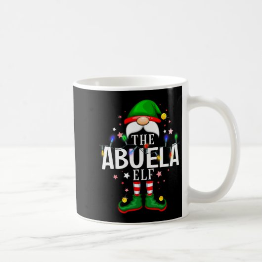99 Matching Christmas Elf Family Pjs - Abuela Elf  Koffiemok (Rechts)