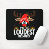 99 Matching Christmas Reindeer - I'm The Loudest - Muismat (Met muis)