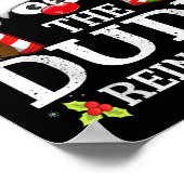 99 Matching Christmas Reindeer Squad Christmas Fam Poster (Hoek)