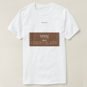 99 % MELKCHOCOLADE T-SHIRT