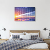 99 Namen van Allah, een uitgestrekt canvas (Insitu (Slaapkamer))