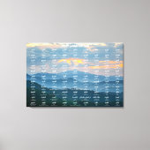 99 Namen van Allah uitgestrekte canvas Afdruk (Voorkant)