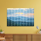 99 Namen van Allah uitgestrekte canvas Afdruk (Insitu (Woonkamer))