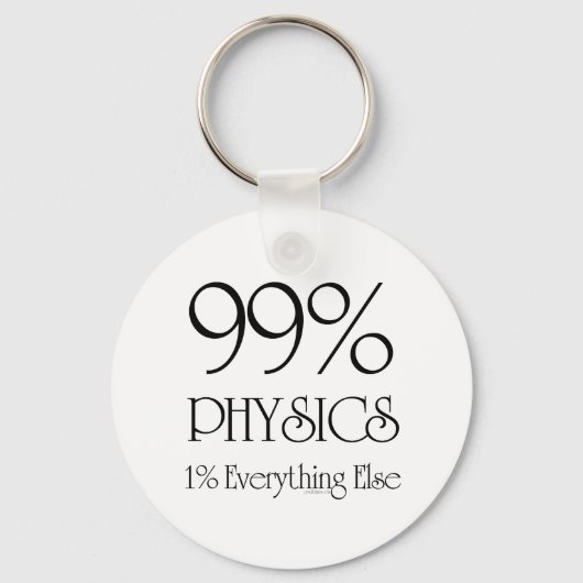 99% natuurkunde sleutelhanger (Voorkant)
