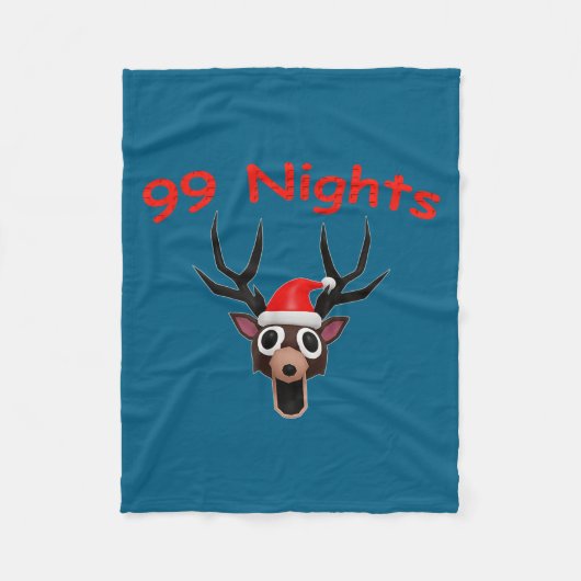 99 Nights Christmas Deer Gamer Fan Merch  Fleece Deken (Voorkant)