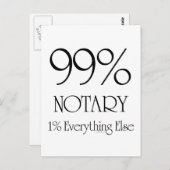 99% notaris briefkaart (Voorkant / Achterkant)