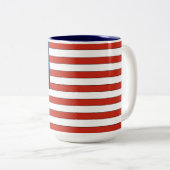 99% oude Glory patroon patriottische koffie mok (Voorkant rechts)