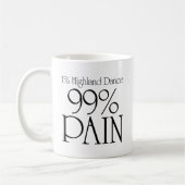 99% pijn, 1% hoge dans 2 koffiemok (Links)