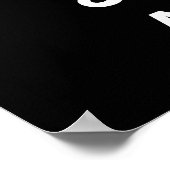 99 Problemen, maar een bank is er niet één Poster (Hoek)