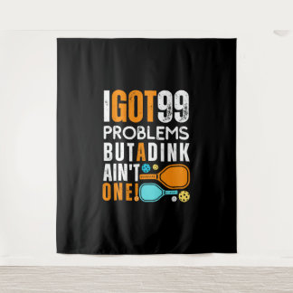 99 Problemen, maar een drankje is er geen Wandkleed