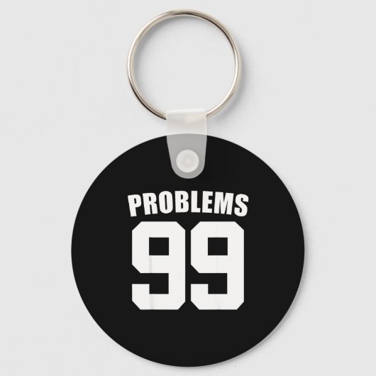 99 Problems Ain't 1 Couples Matching Outfit Women  Sleutelhanger (Voorkant)